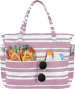 Waterproof Beach Tote Bag with Large Capacity & Zipper | Versatile Beach Bag for Travel and Gym 10