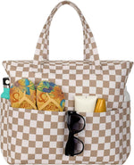 Waterproof Beach Tote Bag with Large Capacity & Zipper | Versatile Beach Bag for Travel and Gym 11