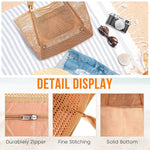 Waterproof Beach Tote Bag with Mesh Compartment | Stylish Design for Summer Adventures 5
