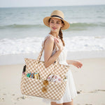 Waterproof Beach Tote Bag with Wet Compartment | Extra Large Beach Bag for Women 1