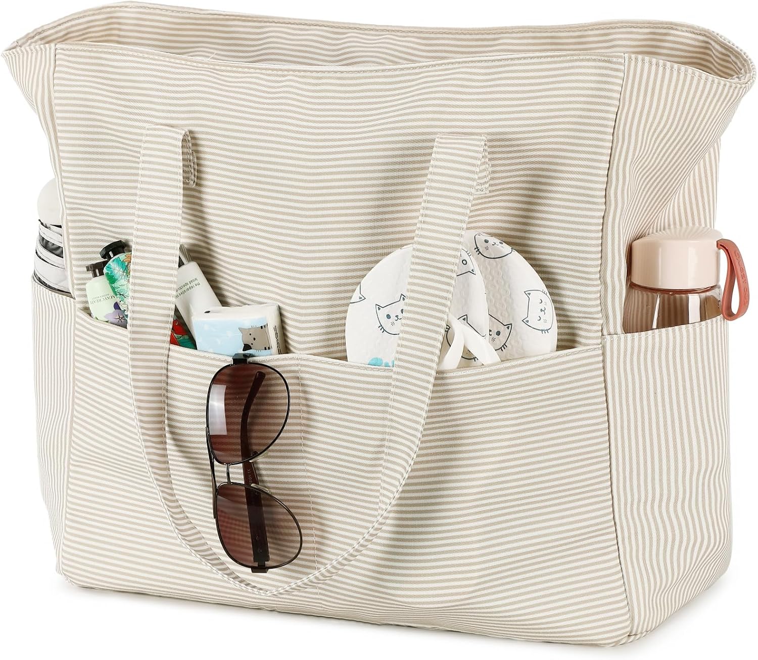 Waterproof Beach Tote Bag with Wet Compartment | Extra Large Beach Bag for Women 27