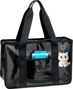Waterproof Beach Tote Bag with Zipper | Stylish Iridescent Design for Summer Essentials 9