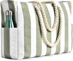 Waterproof Beach Tote | Oversized Design with Multiple Pockets | Ideal for Beach and Travel 10