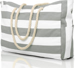 Waterproof Beach Tote | Oversized Design with Multiple Pockets | Ideal for Beach and Travel 12