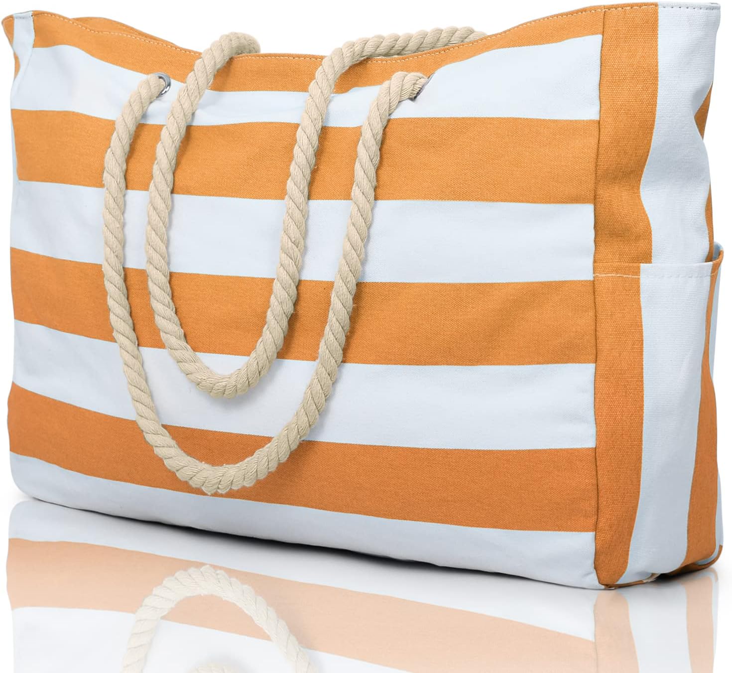 Waterproof Beach Tote | Oversized Design with Multiple Pockets | Ideal for Beach and Travel 16