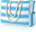 Waterproof Beach Tote | Oversized Design with Multiple Pockets | Ideal for Beach and Travel 18