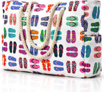 Waterproof Beach Tote | Oversized Design with Secure Zipper for Ultimate Beach Essentials 2