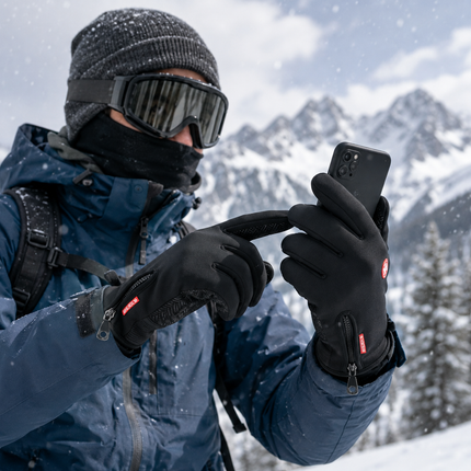 Waterproof Winter Gloves for Men and Women, Touchscreen Thermal Insulated Windproof Ski Gloves, S to XL