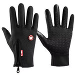 Waterproof Winter Gloves with Fleece Lining | Thermal Touchscreen Gloves for Outdoor Activities 0