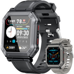 Wayne | Military Smartwatch for Men with Fitness Tracker & Waterproof Design | All-Terrain Health Monitor for Active Lifestyles 0