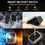 Wayne | Military Smartwatch for Men with Fitness Tracker & Waterproof Design | All-Terrain Health Monitor for Active Lifestyles 4