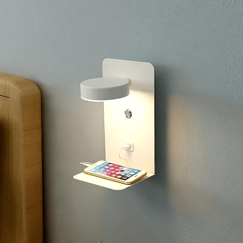 Wearclo | Adjustable Wall Lamp with Integrated Charging Hub for Convenience 2