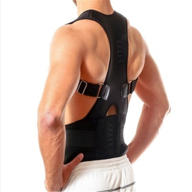 Wearclo | Back Support Belt with Magnetic Therapy for Pain Relief | Adjustable Fit for Improved Posture 2