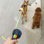 Wearclo | Dual Dog Retractable Leash with 360° Rotation & Reflective Accents for Safe Walks 1