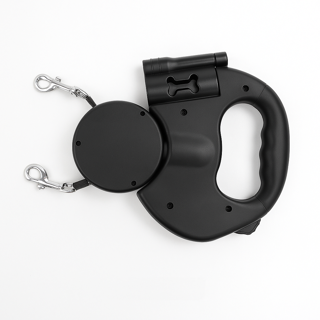 Wearclo | Dual Dog Retractable Leash with 360° Rotation & Reflective Accents for Safe Walks 4