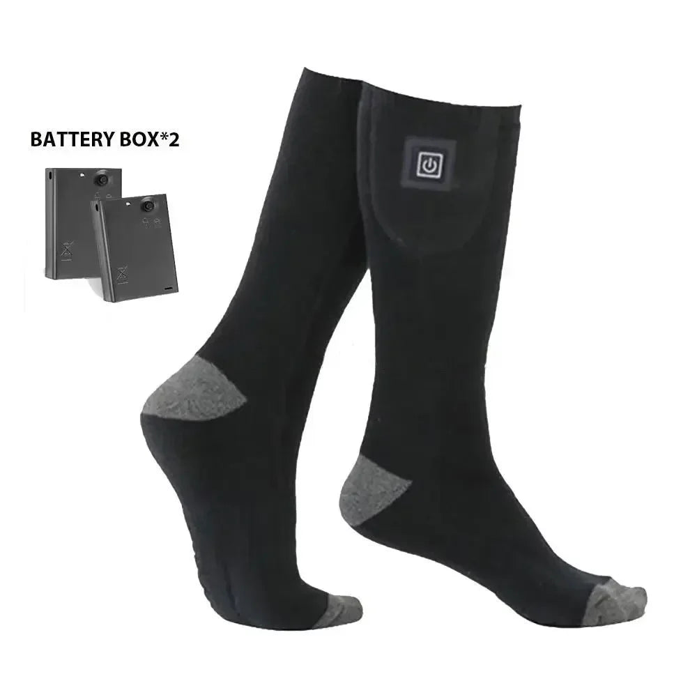 Wearclo | Electric Heating Circulation Winter Socks with Quick Heating Technology | Durable Comfort for Outdoor Activities 4