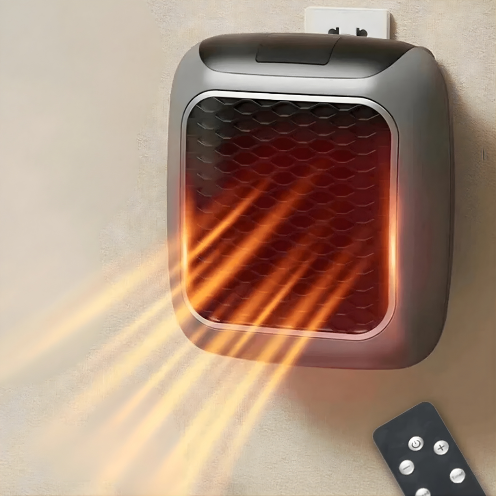 Wearclo | Electric Room Heater with Adjustable Temperature Control | Compact Wall-Mounted Design for Quick Heating 0