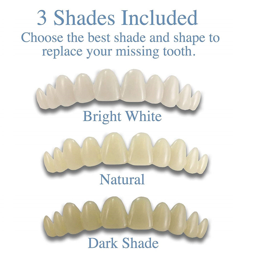 Wearclo | High-Quality False Teeth with Natural Appearance | Comfortable Temporary Dentures for Instant Confidence 1