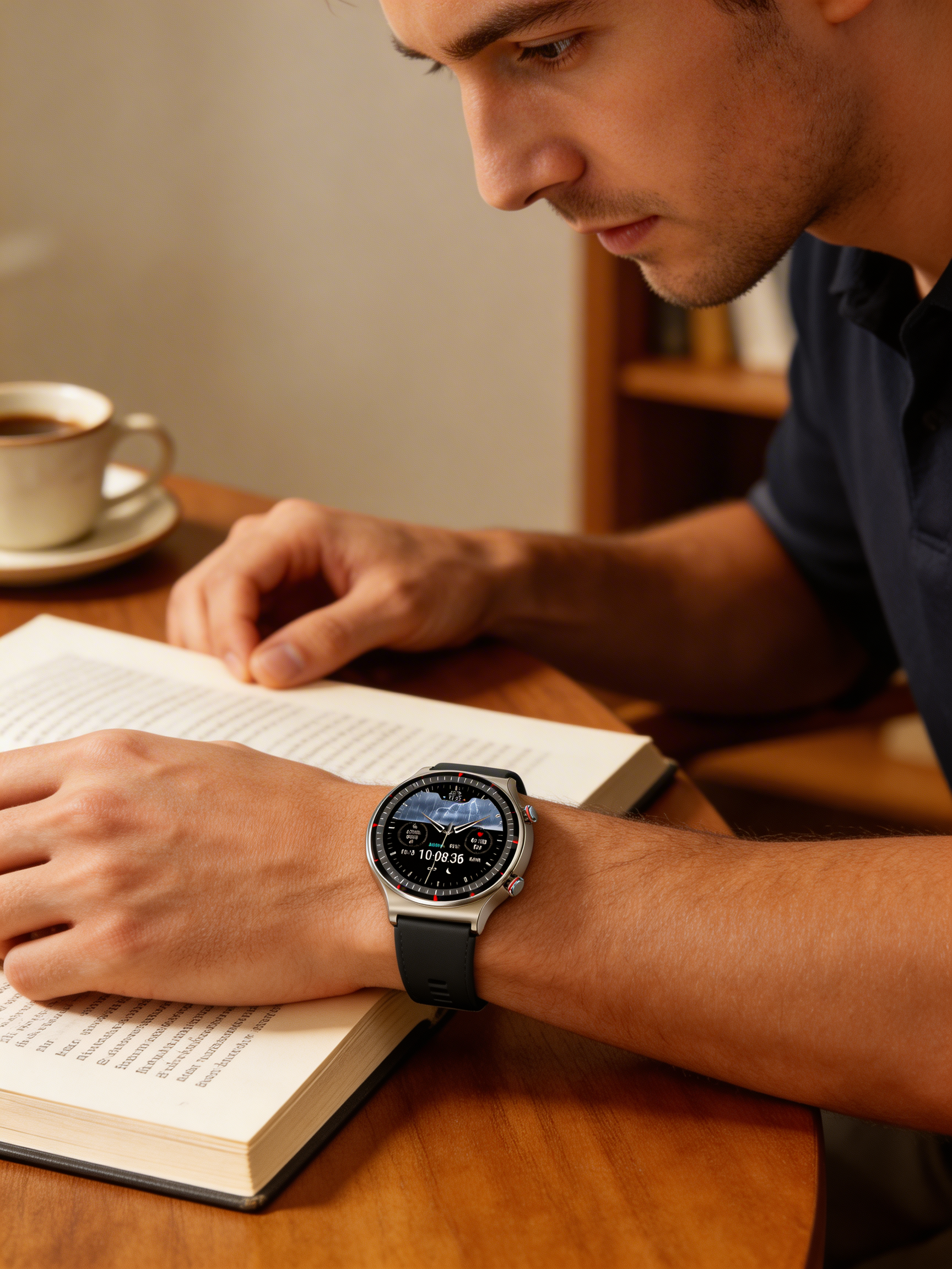 Wearclo | Men's Smartwatch with Full Touch HD Display & Health Monitoring | Activity Tracker for Wellness Goals 1