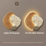 Wearclo | Modern Wall Clock with Integrated LED Light & Dimmable Feature | Chic Home Decor for Elegant Ambiance 0