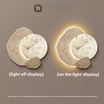 Wearclo | Modern Wall Clock with Integrated LED Light & Dimmable Feature | Chic Home Decor for Elegant Ambiance 5