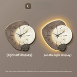 Wearclo | Modern Wall Clock with Integrated LED Light & Dimmable Feature | Chic Home Decor for Elegant Ambiance 6