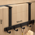 Wearclo | Over-the-Door Hook Rack with 6 Sturdy Hooks for Space-Saving Organization 2