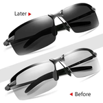Wearclo | Polarized Photochromic Sunglasses with UV400 Protection | Lightweight Frame for Comfortable Outdoor Use 1