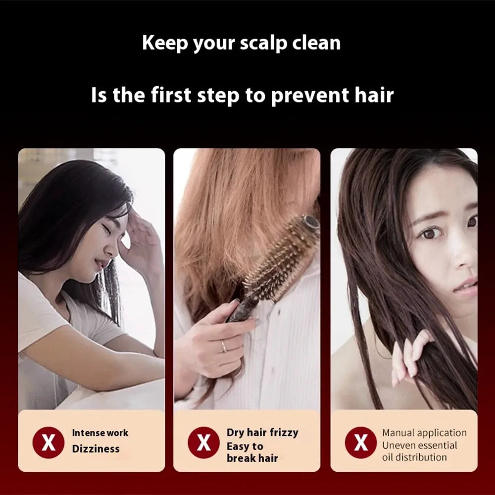 Wearclo | Scalp Massager for Hair Growth with Microcurrent & Red Light Therapy | Nourishing Treatment for Thicker Hair 4