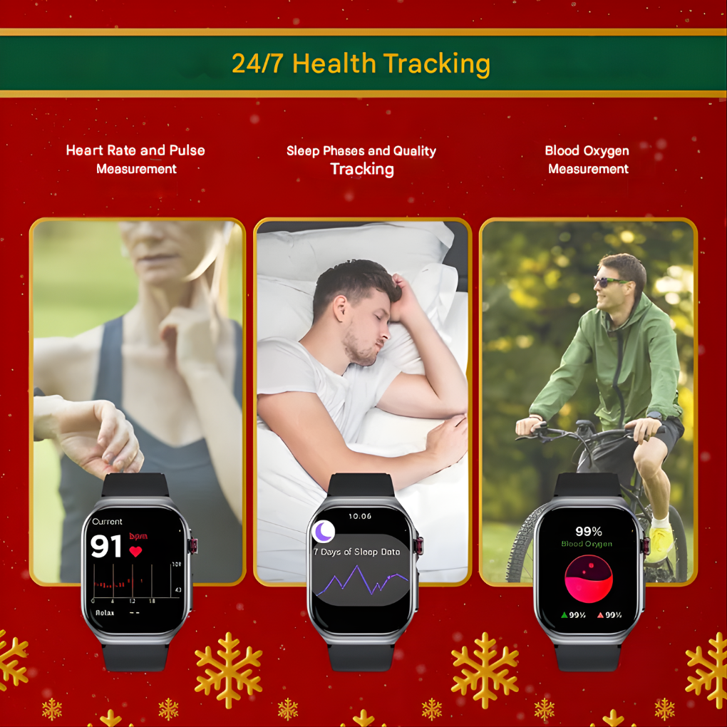 Wearclo | Smart Fitness Watch with 24/7 Health Tracking & Customizable Features for Active Lifestyles 1
