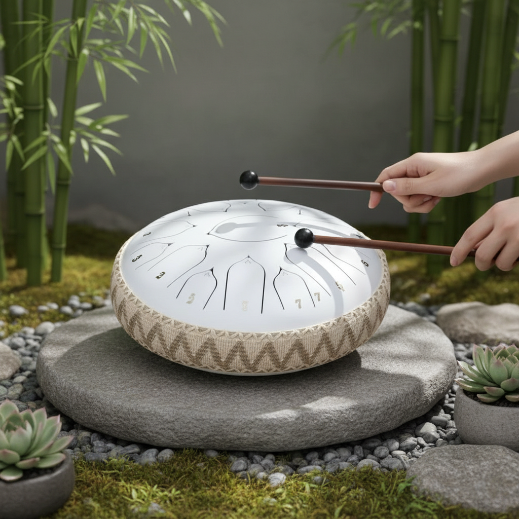 Wearclo | Steel Tongue Drum with C Major Tuning & Harmonic Overtones | Perfect for Meditation and Sound Therapy 2