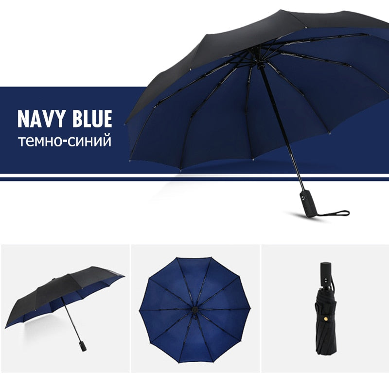 WeatherGuard | Wind-Resistant Storm Umbrella with Automatic Open Button | Durable Design for All-Weather Protection 6