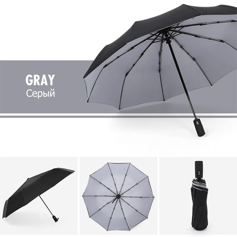 WeatherGuard | Wind-Resistant Storm Umbrella with Automatic Open Button | Durable Design for All-Weather Protection 8