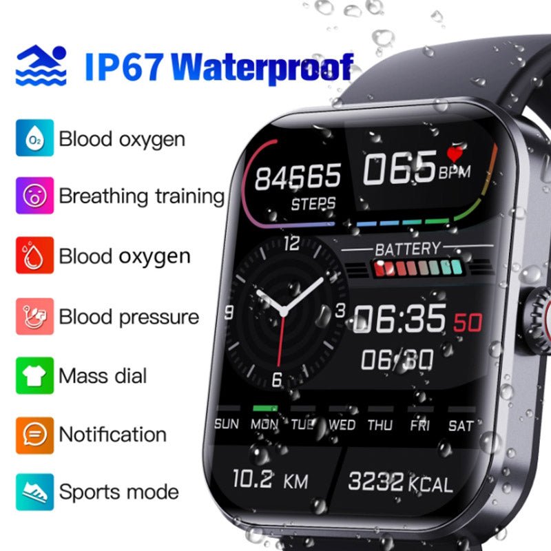 Wellness Monitor | Health Tracker Watch with Multifunctional Features | Stylish Design for Daily Wellness Monitoring 4