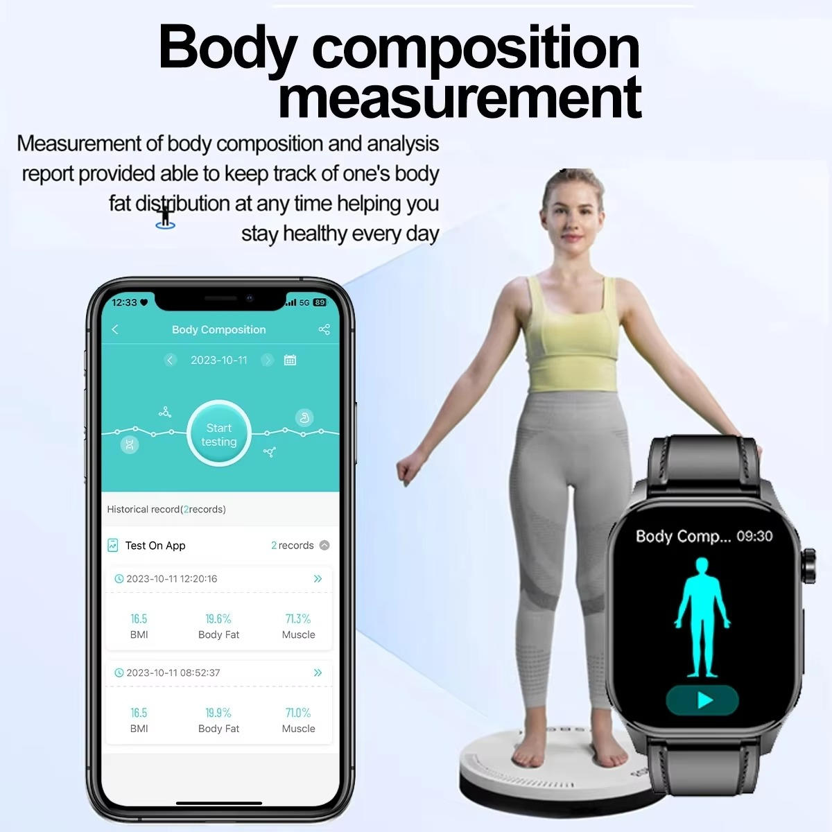 Wellness Tracker | Health Monitoring Smartwatch with Blood Pressure & Sugar Tracking | Essential Health Insights for Seniors 5