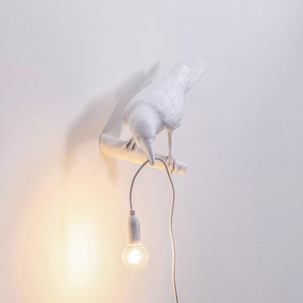 Whimsical Bird Wall Light | Unique Resin Design with Adjustable Height | Perfect Indoor Lighting for Cozy Atmosphere 7