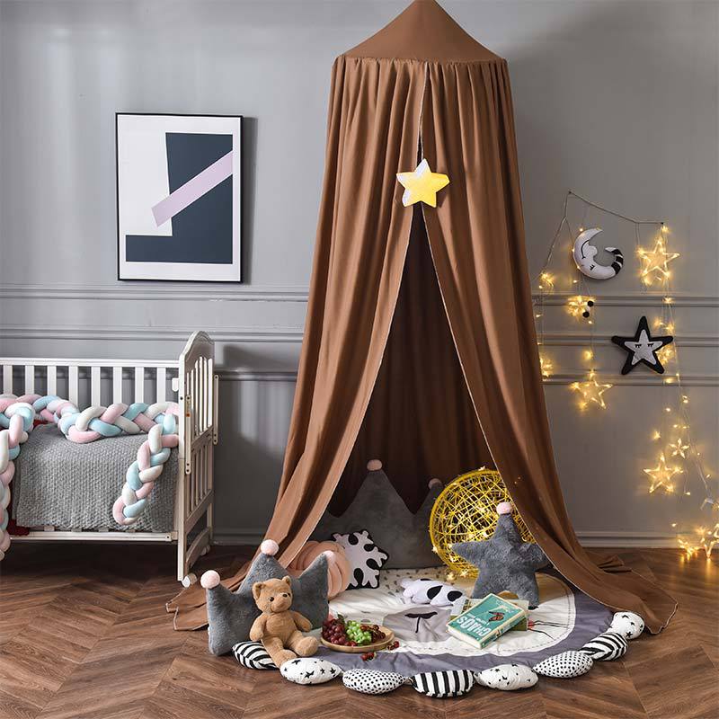 Whimsical Canopy | Kids' Bedroom Decor with Soft Fabric | Cozy Retreat for Play and Sleep 13
