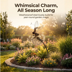 Whimsical Garden Decor | Fairy Garden Wind Spinner with Wind-Powered Motion | Charming Outdoor Accent for Enchanting Spaces 5