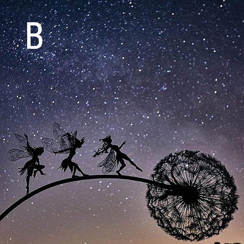 Whimsical Garden Stake | Dancing Wind Spinner with Durable Metal Stem | Enchanting Outdoor Accent for Magical Spaces 6
