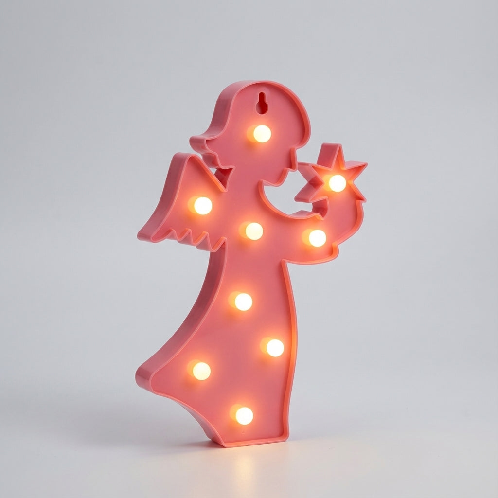 Whimsical LED Night Lamp with Warm Glow | Versatile Tabletop & Wall Decor 11