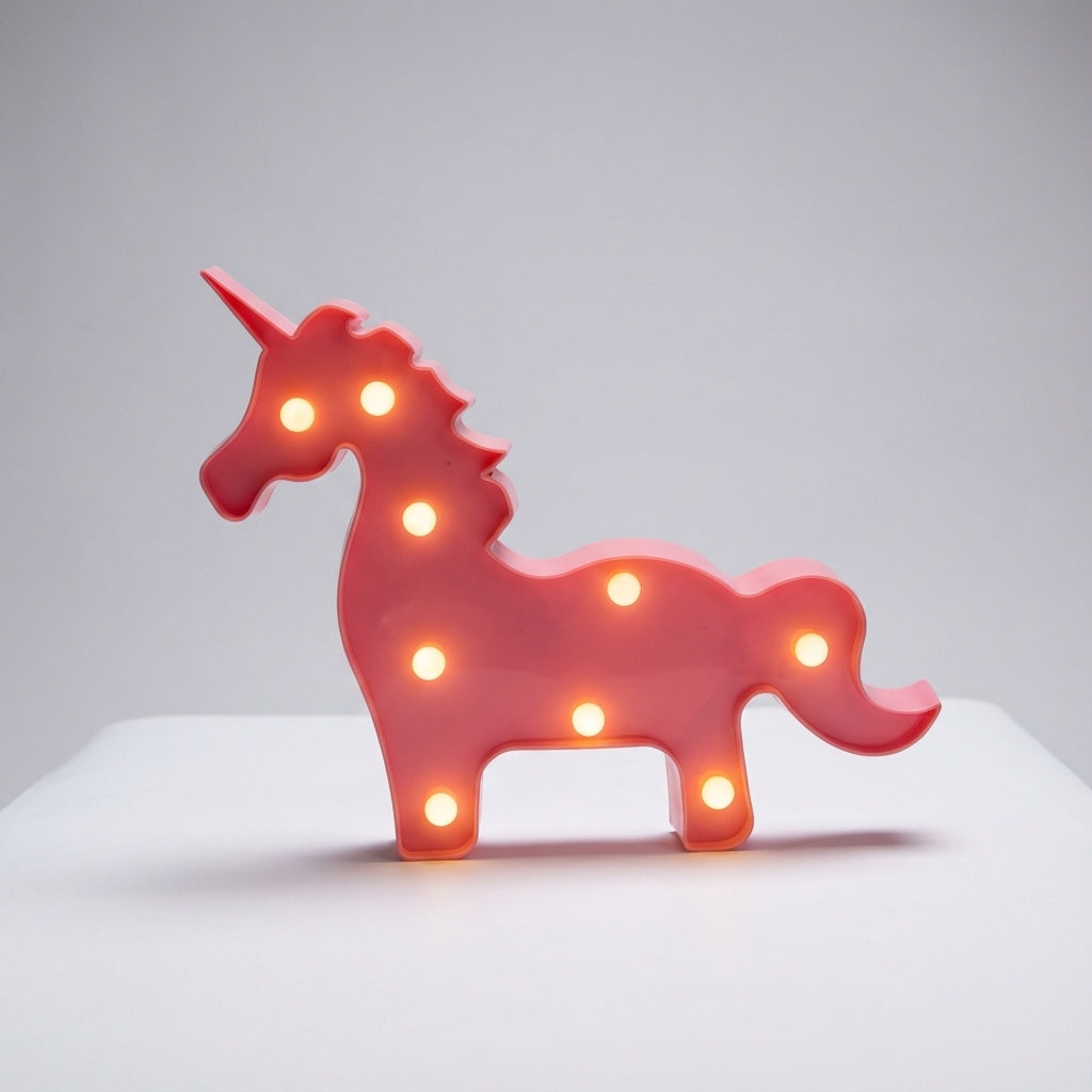 Whimsical LED Night Lamp with Warm Glow | Versatile Tabletop & Wall Decor 2
