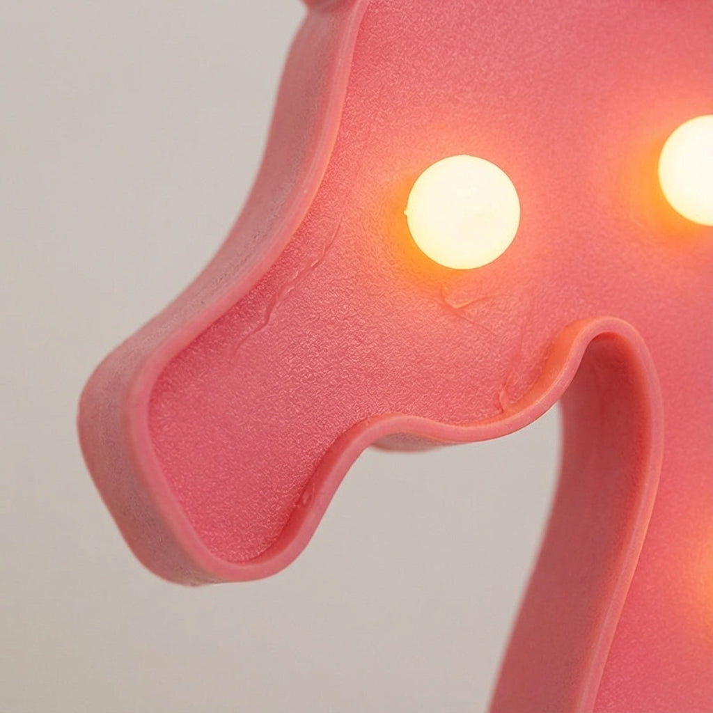 Whimsical LED Night Lamp with Warm Glow | Versatile Tabletop & Wall Decor 3