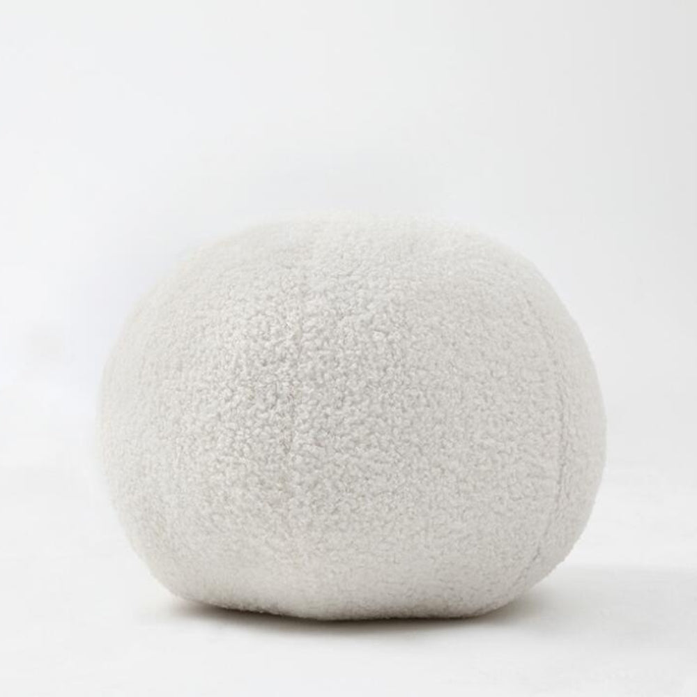 Whimsical Plush Ball Cushion with Soft Boucle Fabric | Cozy Decor for Living Spaces 2