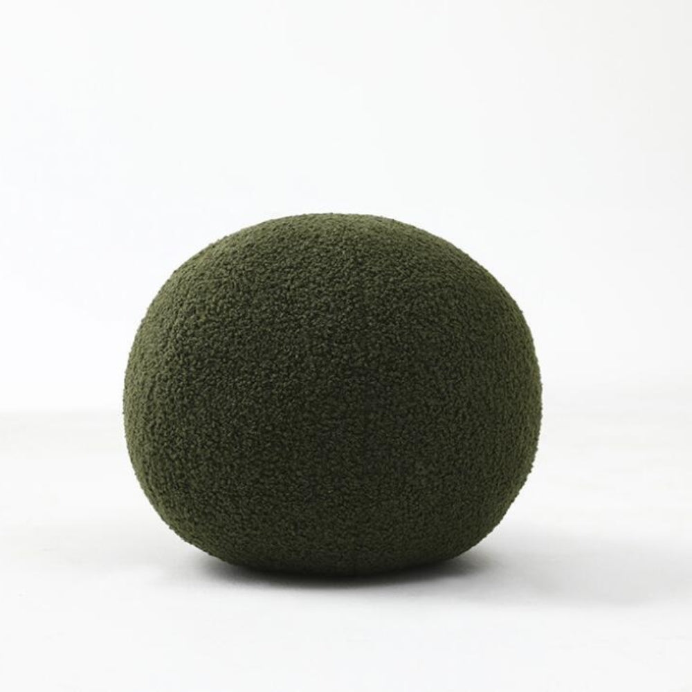 Whimsical Plush Ball Cushion with Soft Boucle Fabric | Cozy Decor for Living Spaces 3
