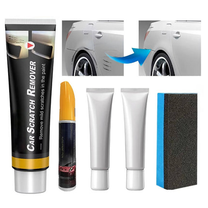 Vehicle Scratch Repair, Car Scratch Repair Kit with Scratch Removal Wax, Car Scuff Repair Kit for Swirls and Oxidation