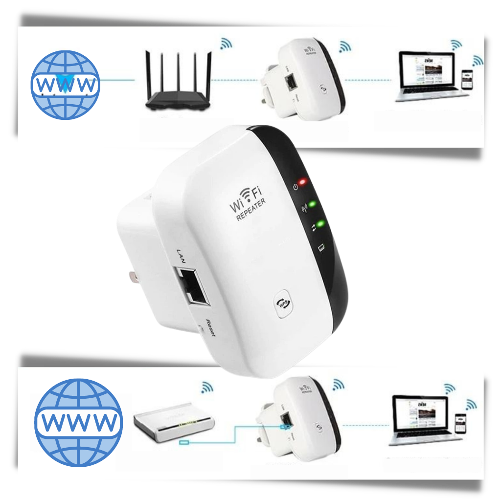 WiFi Signal Booster | External WiFi Extender with High-Speed Connectivity | Enhanced Range for Seamless Internet Access 3