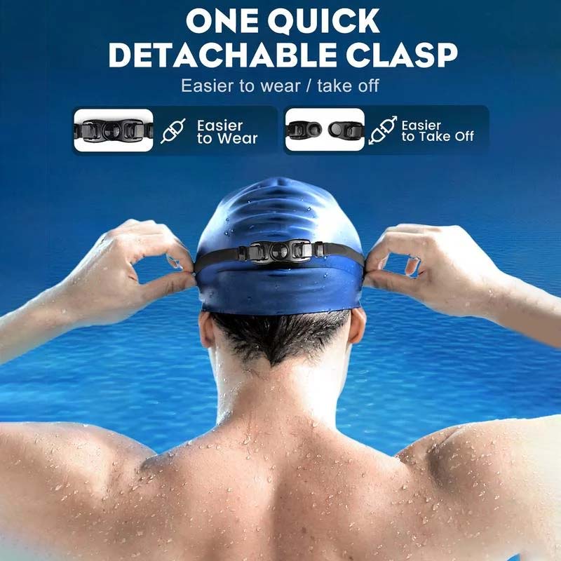 Wide View Anti-Fog Swim Goggles with Comfortable Fit & Stylish Design for Clear Vision 7