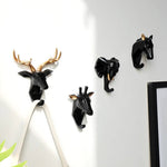 Wildlife Decor | Animal Head Wall Hook with Sturdy Resin Build | Unique Storage Solution for Home 2