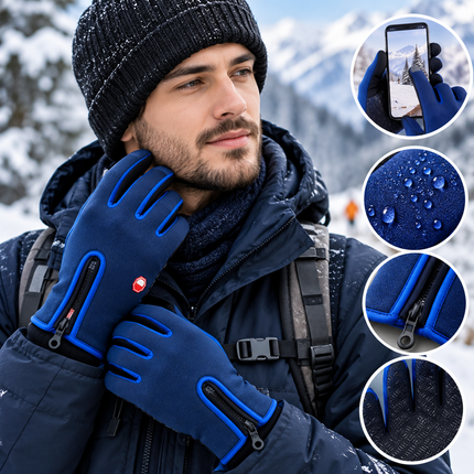 Winter Gloves for Women and Men, Waterproof Motorcycle Gloves – image 4