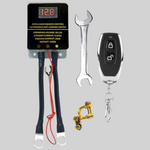 Wireless Battery Disconnect Switch | Remote Control & Compact Design for Vehicle Security 0